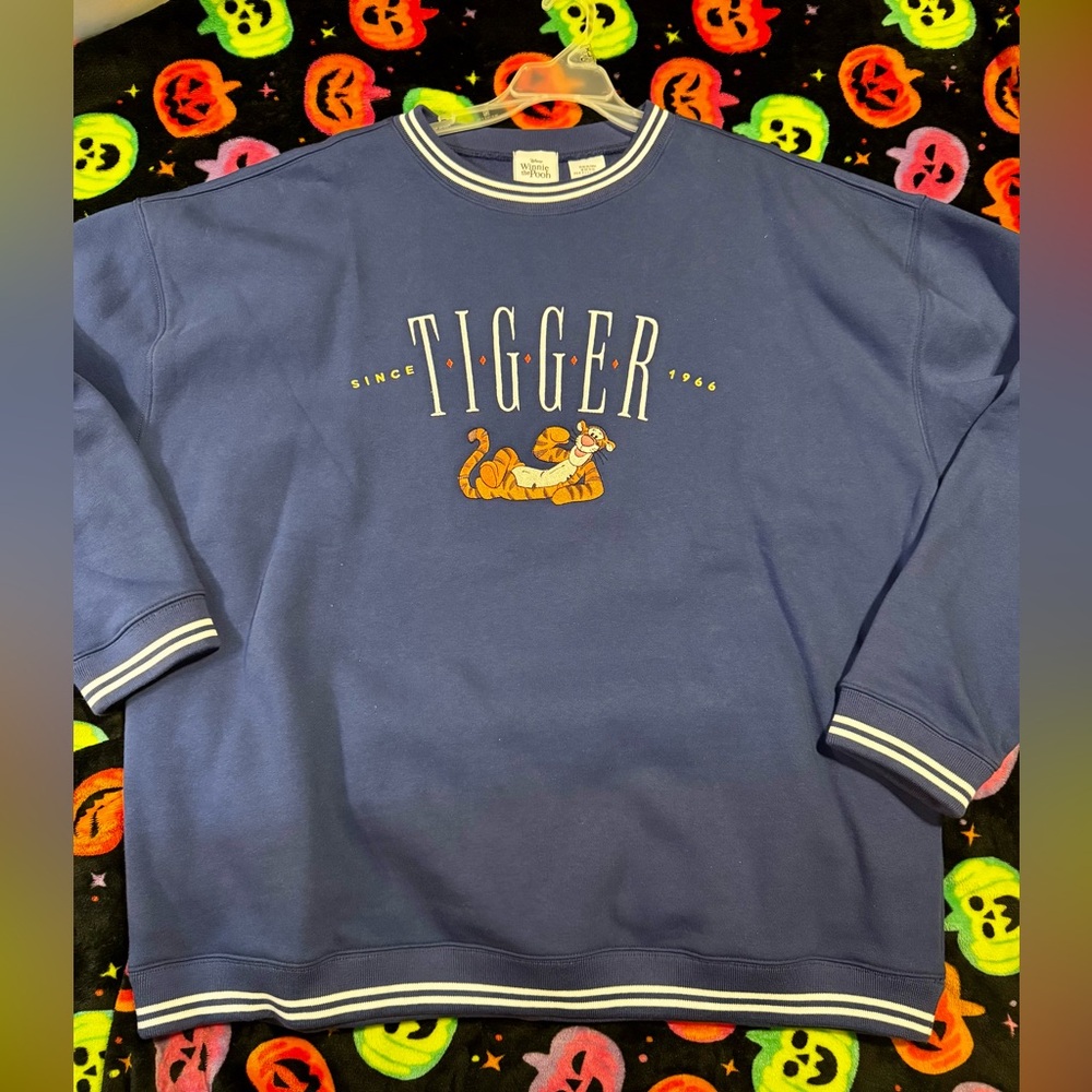 Disney Tigger Navy Sweatshirt (NWOT)